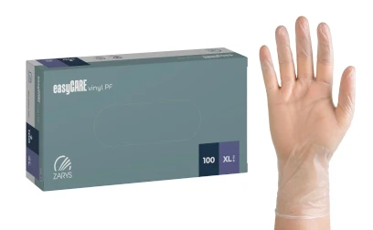 11454-rukavice vysetrovacie vinylove nepudrovane easycare xl 100ks